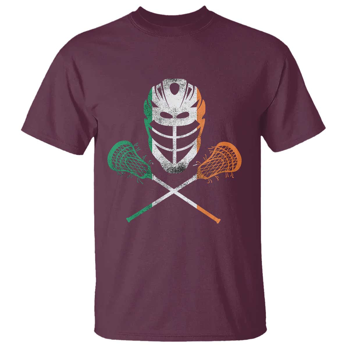 Ireland Lacrosse T Shirt Irish Flag Ireland - Wonder Print Shop