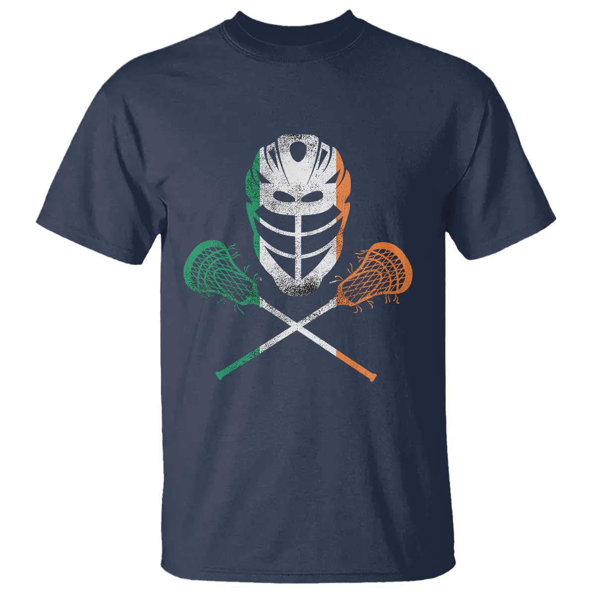 Ireland Lacrosse T Shirt Irish Flag Ireland - Wonder Print Shop