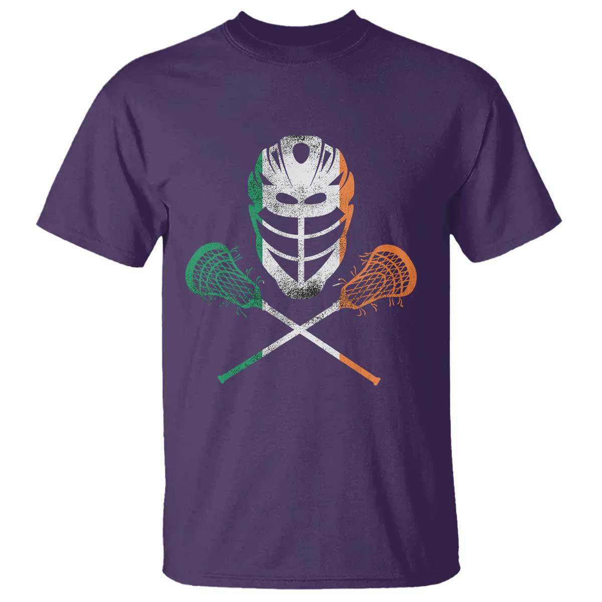 Ireland Lacrosse T Shirt Irish Flag Ireland - Wonder Print Shop