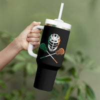 Ireland Lacrosse Tumbler With Handle Irish Flag Ireland - Wonder Print Shop