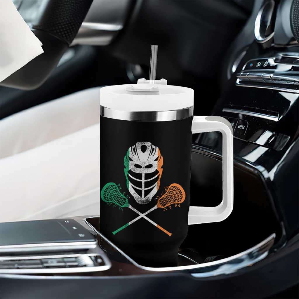 Ireland Lacrosse Tumbler With Handle Irish Flag Ireland - Wonder Print Shop