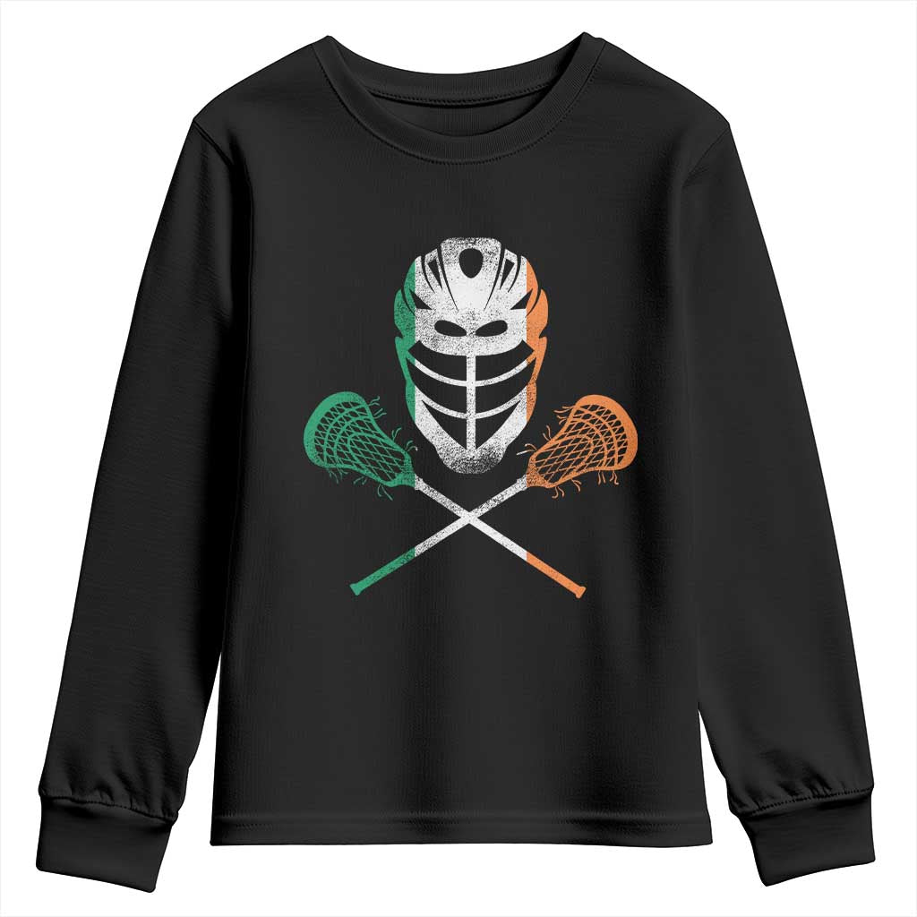 Ireland Lacrosse Youth Sweatshirt Irish Flag Ireland - Wonder Print Shop