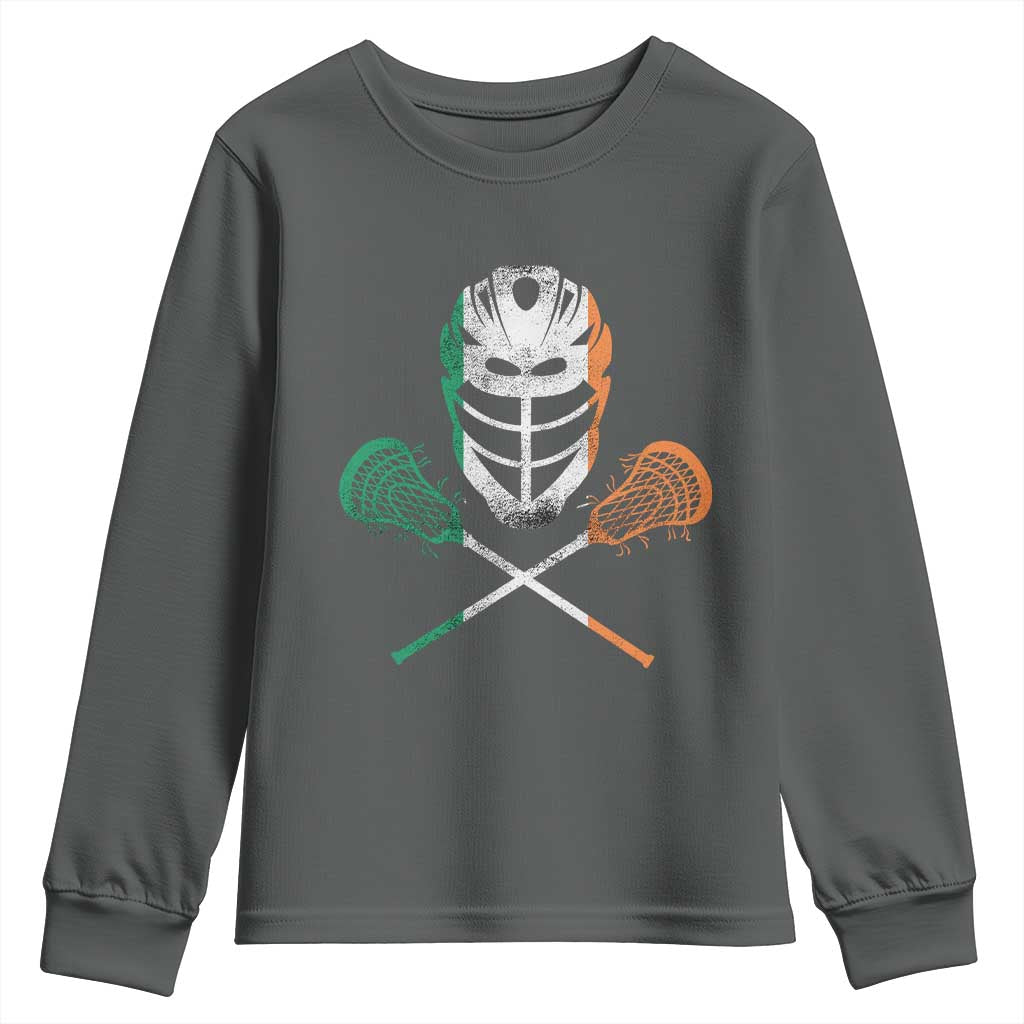Ireland Lacrosse Youth Sweatshirt Irish Flag Ireland - Wonder Print Shop