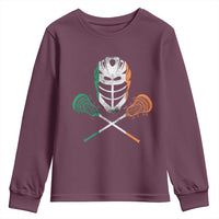 Ireland Lacrosse Youth Sweatshirt Irish Flag Ireland - Wonder Print Shop