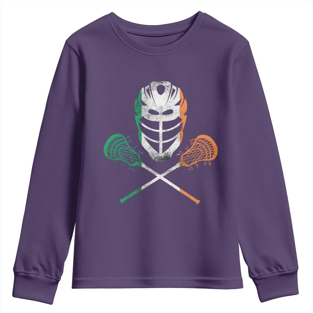 Ireland Lacrosse Youth Sweatshirt Irish Flag Ireland - Wonder Print Shop