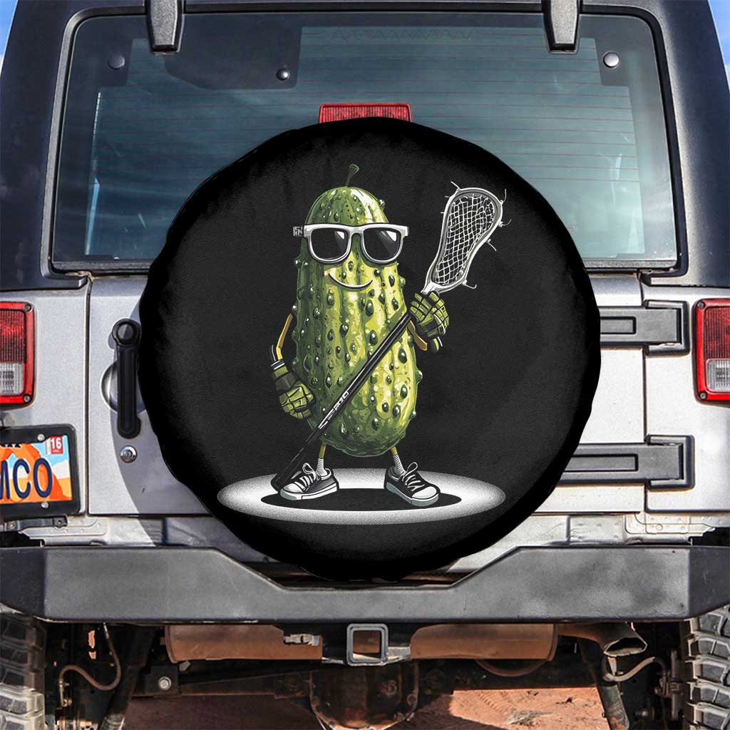 Funny Lacrosse Spare Tire Cover Pickle Playing Lax Lover Player - Wonder Print Shop