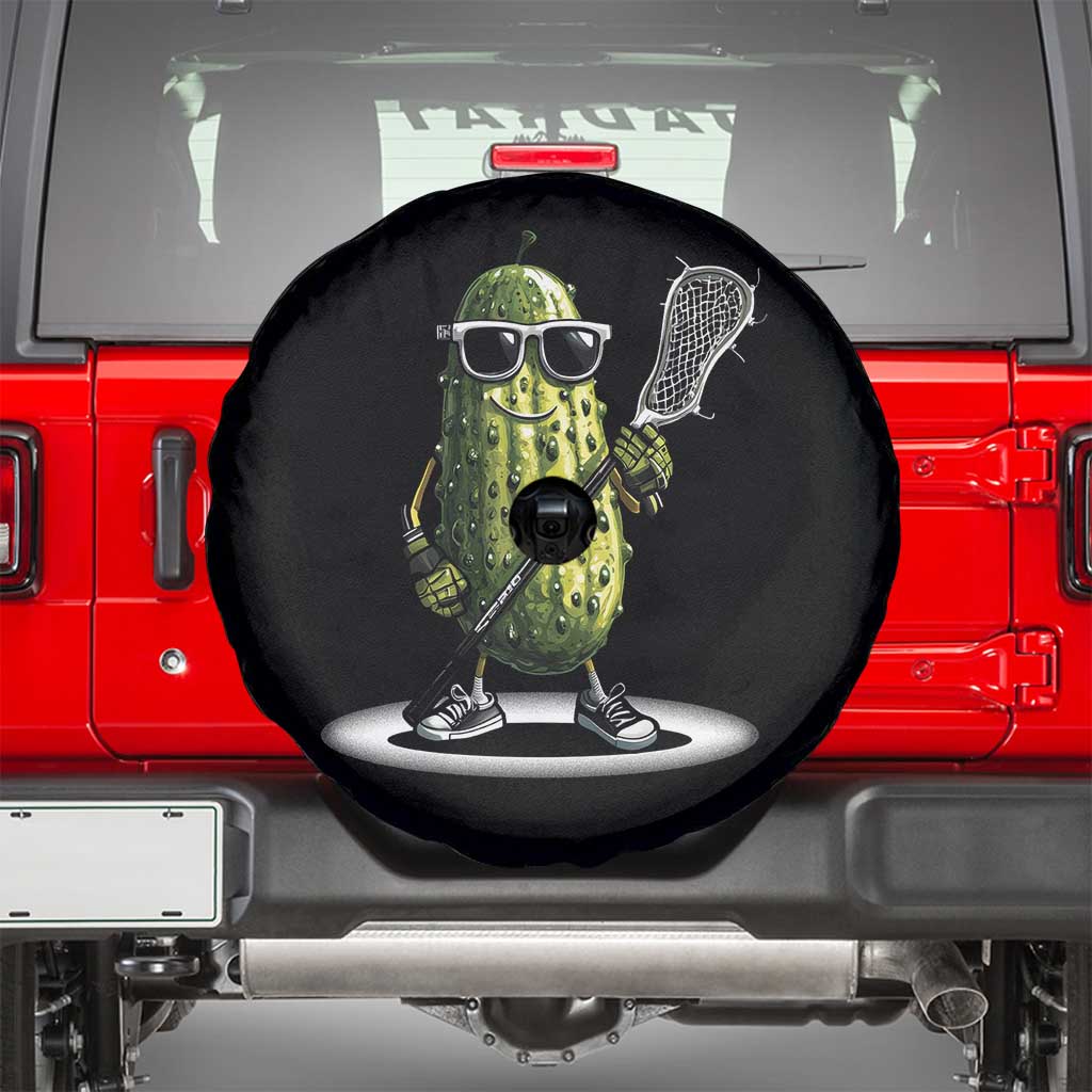 Funny Lacrosse Spare Tire Cover Pickle Playing Lax Lover Player - Wonder Print Shop
