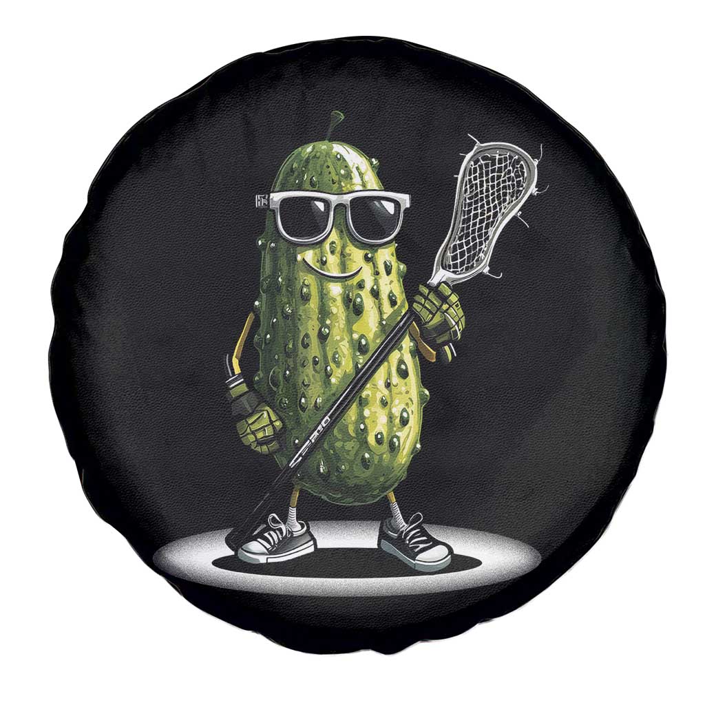 Funny Lacrosse Spare Tire Cover Pickle Playing Lax Lover Player - Wonder Print Shop