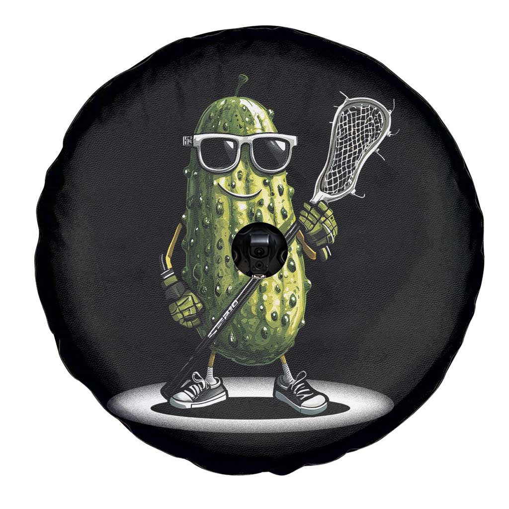 Funny Lacrosse Spare Tire Cover Pickle Playing Lax Lover Player - Wonder Print Shop