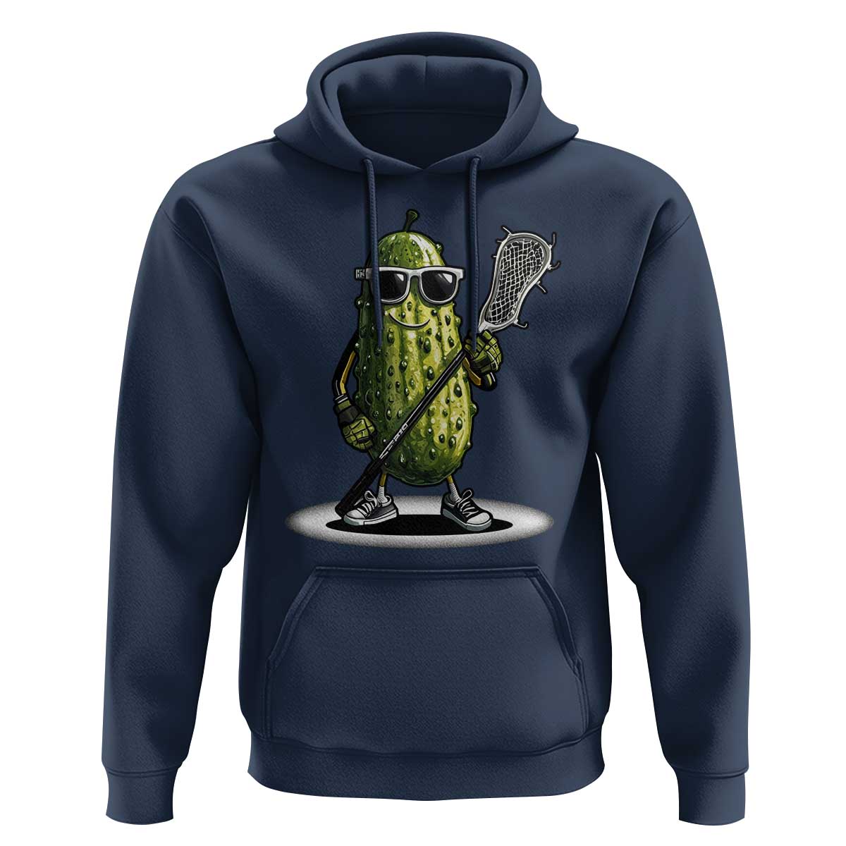 Funny Lacrosse Hoodie Pickle Playing Lax Lover Player - Wonder Print Shop