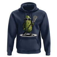 Funny Lacrosse Hoodie Pickle Playing Lax Lover Player - Wonder Print Shop