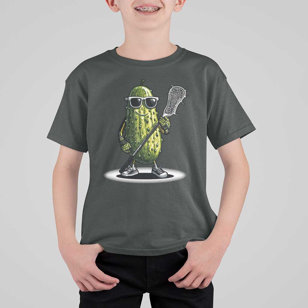 Funny Lacrosse T Shirt For Kid Pickle Playing Lax Lover Player - Wonder Print Shop
