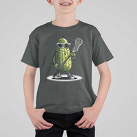 Funny Lacrosse T Shirt For Kid Pickle Playing Lax Lover Player - Wonder Print Shop