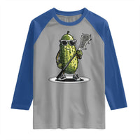 Funny Lacrosse Raglan Shirt Pickle Playing Lax Lover Player - Wonder Print Shop