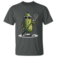 Funny Lacrosse T Shirt Pickle Playing Lax Lover Player - Wonder Print Shop