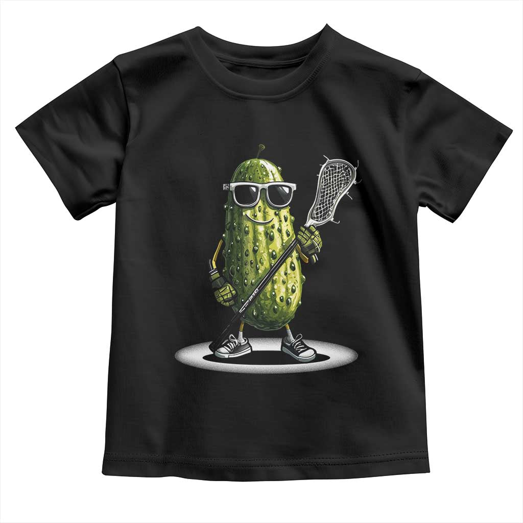 Funny Lacrosse Toddler T Shirt Pickle Playing Lax Lover Player - Wonder Print Shop