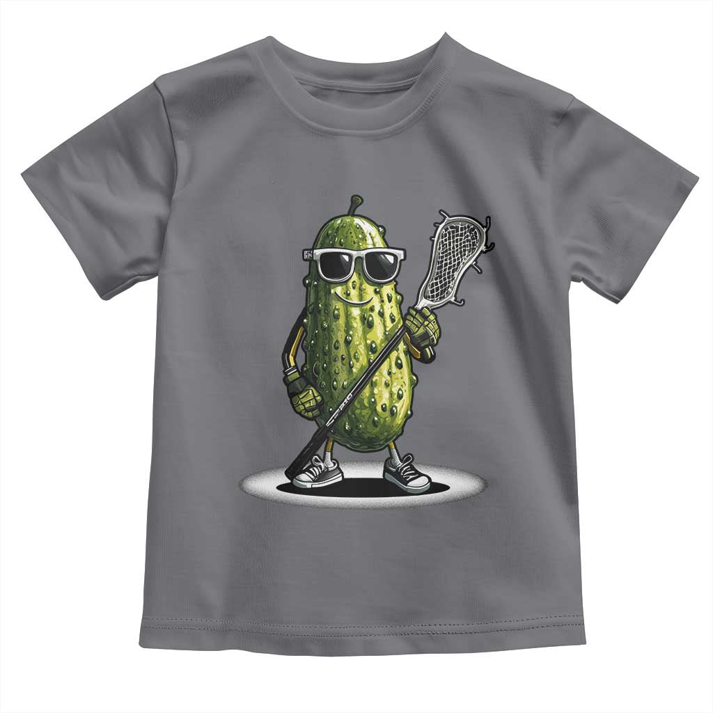 Funny Lacrosse Toddler T Shirt Pickle Playing Lax Lover Player - Wonder Print Shop