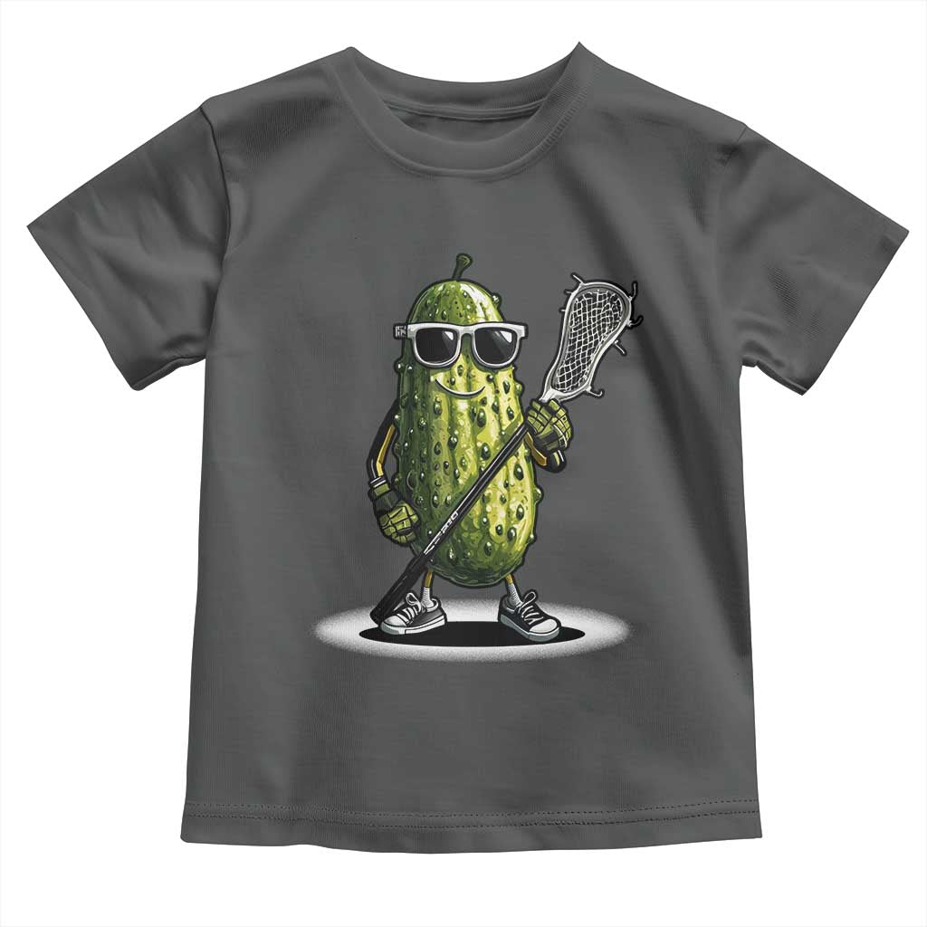 Funny Lacrosse Toddler T Shirt Pickle Playing Lax Lover Player - Wonder Print Shop