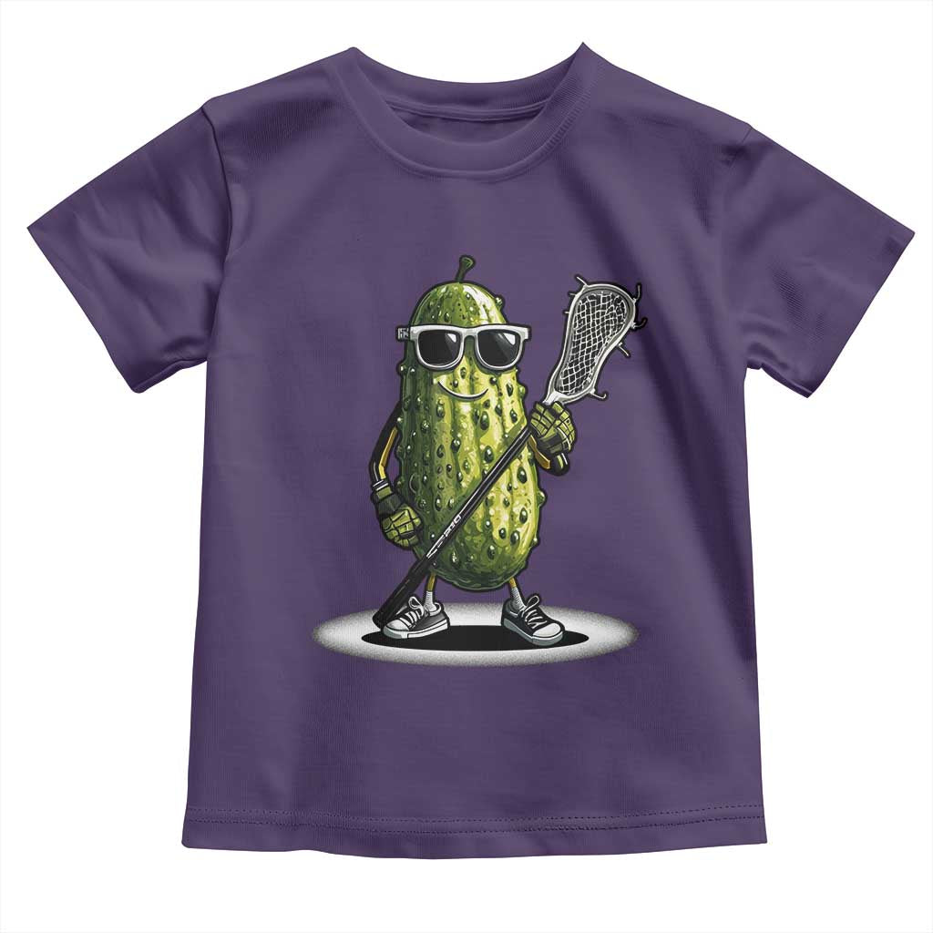 Funny Lacrosse Toddler T Shirt Pickle Playing Lax Lover Player - Wonder Print Shop