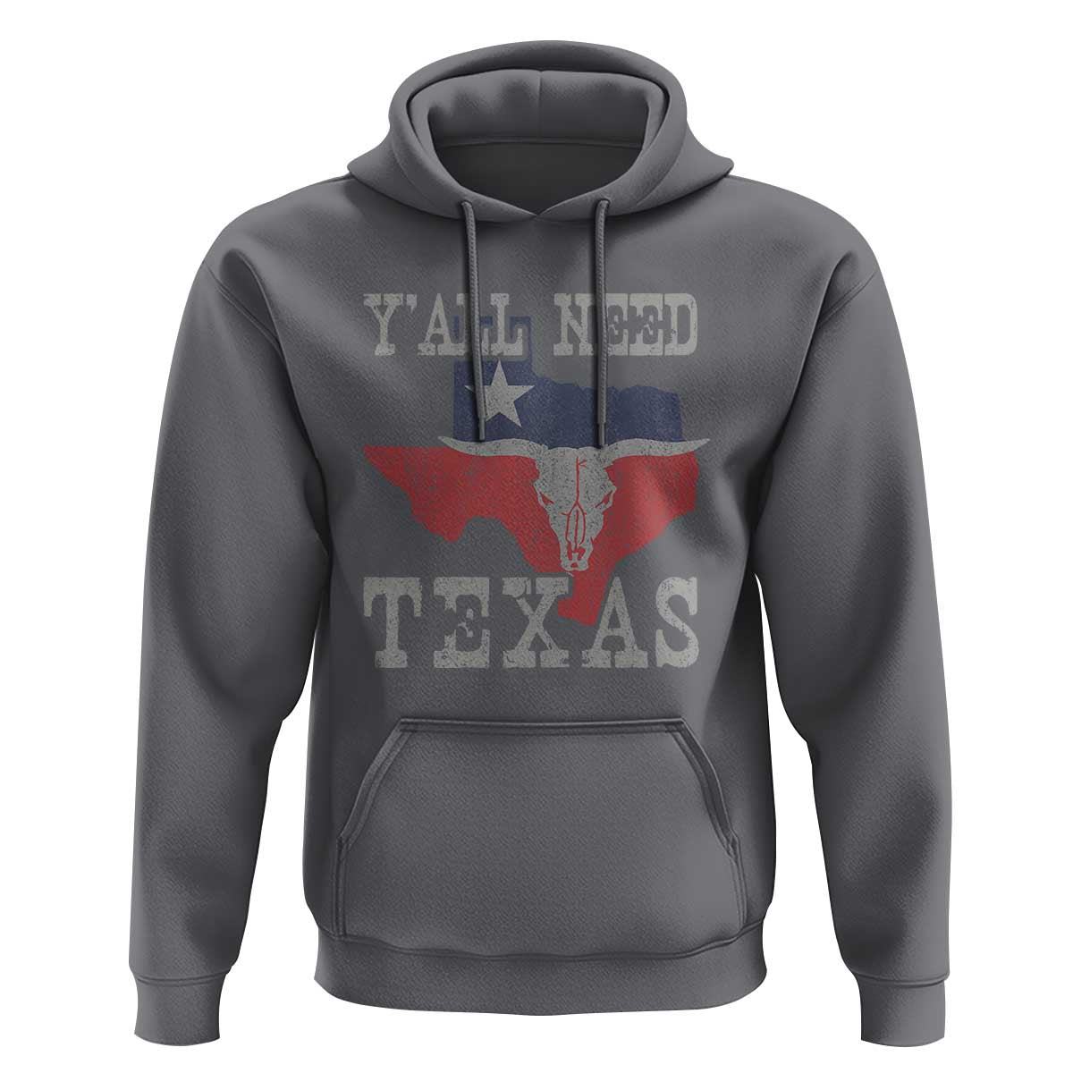 Yall Need Texas Hoodie State Map Vintage - Wonder Print Shop