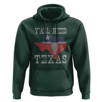 Yall Need Texas Hoodie State Map Vintage - Wonder Print Shop