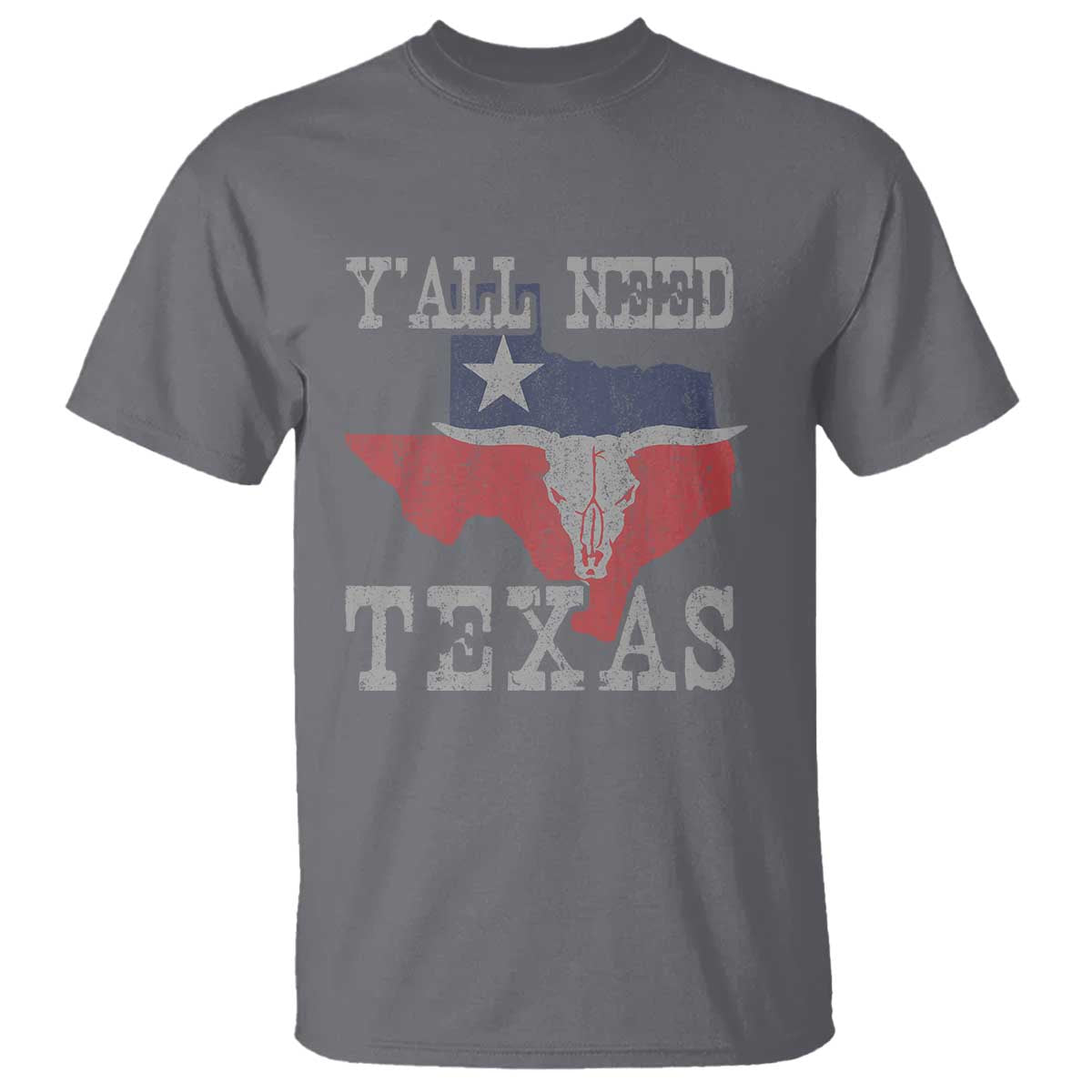 Yall Need Texas T Shirt State Map Vintage - Wonder Print Shop