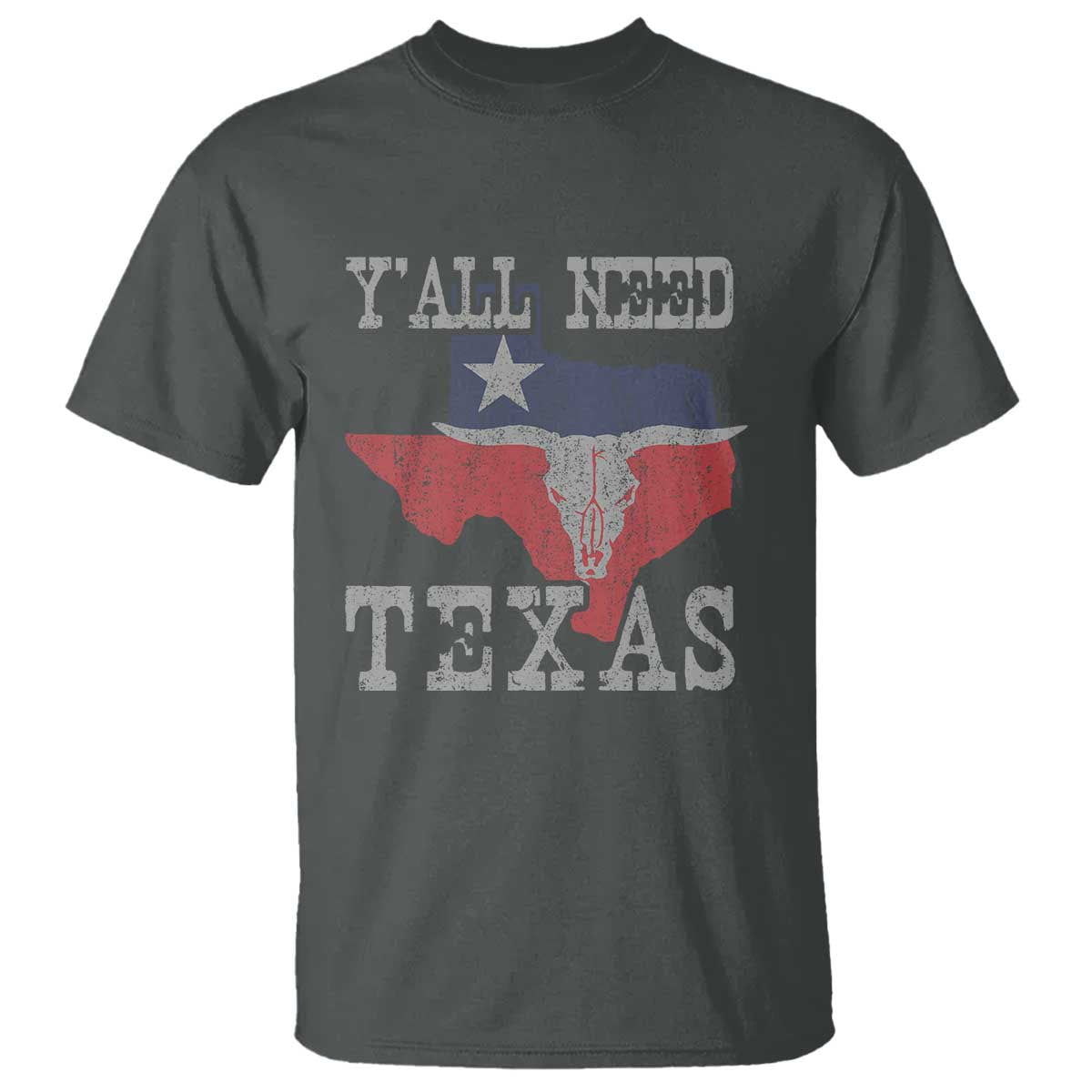 Yall Need Texas T Shirt State Map Vintage - Wonder Print Shop