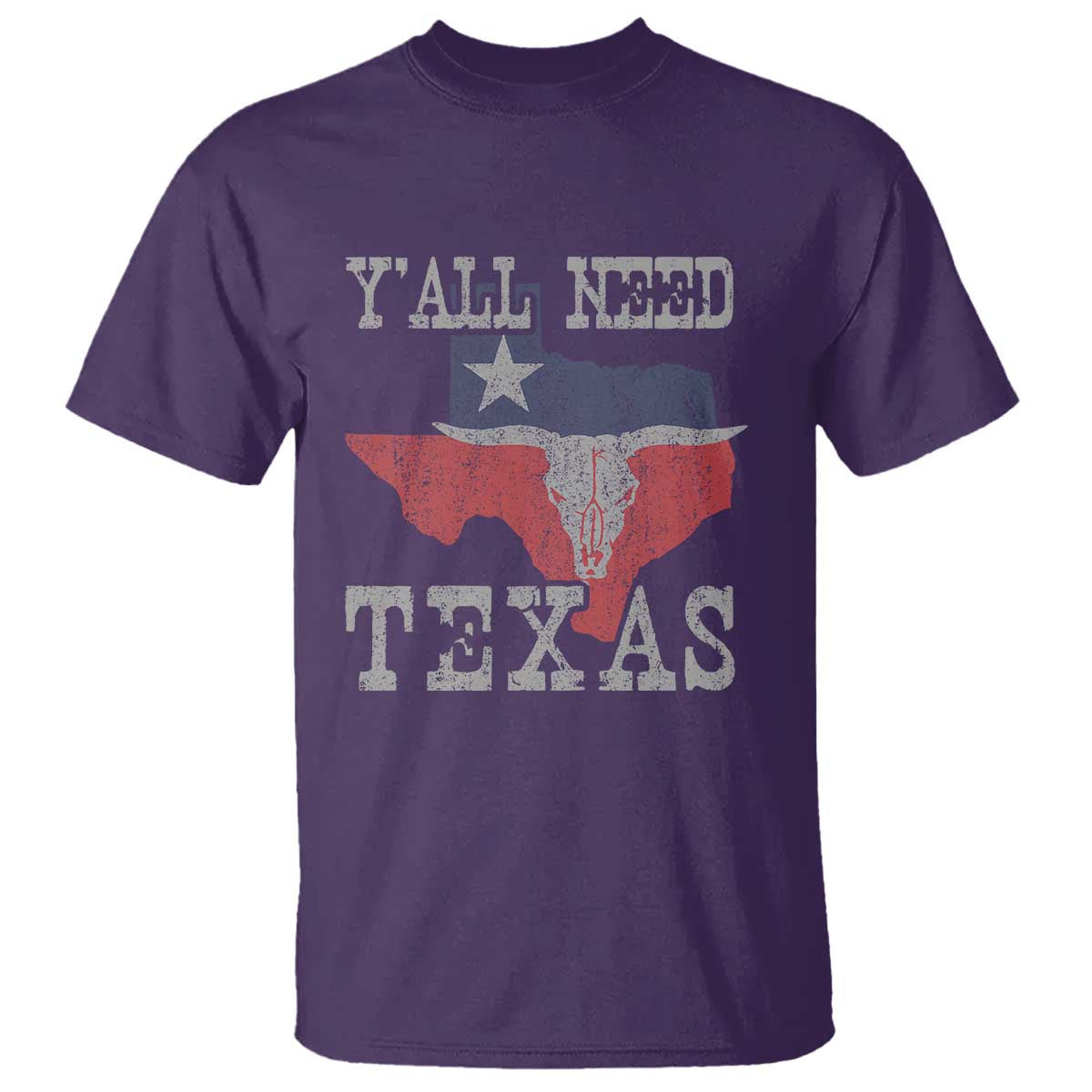 Yall Need Texas T Shirt State Map Vintage - Wonder Print Shop