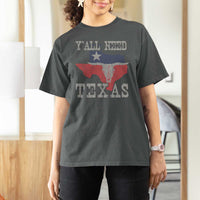 Yall Need Texas T Shirt For Women State Map Vintage - Wonder Print Shop
