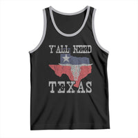 Yall Need Texas Tank Top State Map Vintage - Wonder Print Shop