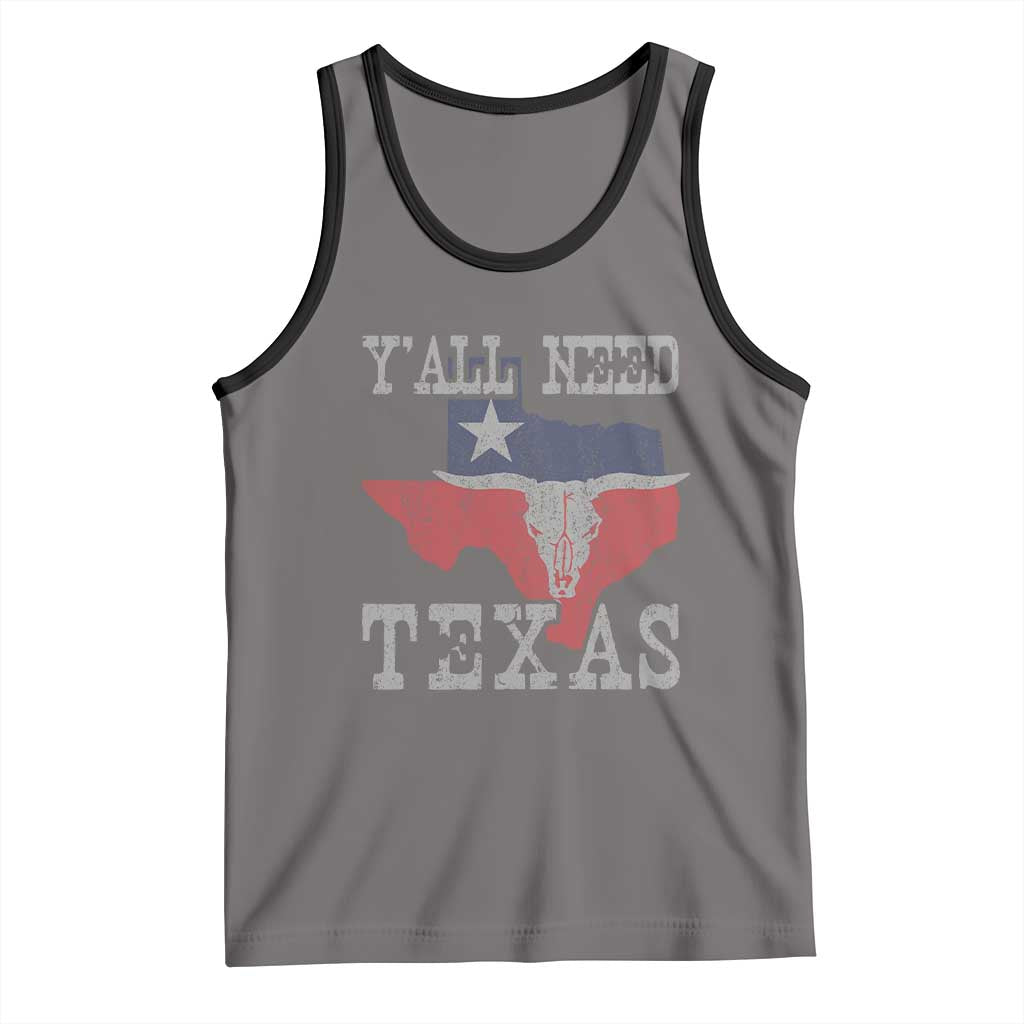 Yall Need Texas Tank Top State Map Vintage - Wonder Print Shop