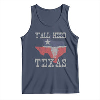 Yall Need Texas Tank Top State Map Vintage - Wonder Print Shop