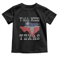 Yall Need Texas Toddler T Shirt State Map Vintage - Wonder Print Shop