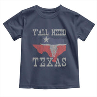 Yall Need Texas Toddler T Shirt State Map Vintage - Wonder Print Shop