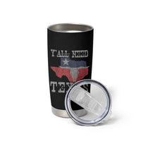 Yall Need Texas Tumbler Cup State Map Vintage - Wonder Print Shop