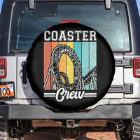 Vintage Rollercoaster Crew Spare Tire Cover Family Roller Coaster Amusement Park