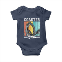 Vintage Rollercoaster Crew Baby Onesie Family Roller Coaster Amusement Park