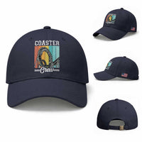 Vintage Rollercoaster Crew Baseball Cap Family Roller Coaster Amusement Park