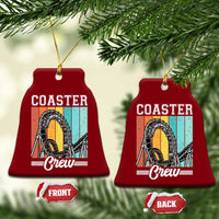 Vintage Rollercoaster Crew Ceramic Ornament Family Roller Coaster Amusement Park