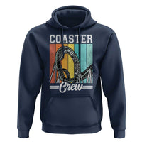 Vintage Rollercoaster Crew Hoodie Family Roller Coaster Amusement Park