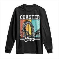 Vintage Rollercoaster Crew Long Sleeve Shirt Family Roller Coaster Amusement Park