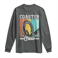 Vintage Rollercoaster Crew Long Sleeve Shirt Family Roller Coaster Amusement Park