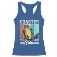 Vintage Rollercoaster Crew Racerback Tank Top Family Roller Coaster Amusement Park