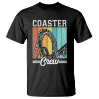 Vintage Rollercoaster Crew T Shirt Family Roller Coaster Amusement Park