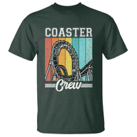 Vintage Rollercoaster Crew T Shirt Family Roller Coaster Amusement Park