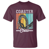 Vintage Rollercoaster Crew T Shirt Family Roller Coaster Amusement Park