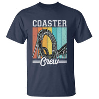 Vintage Rollercoaster Crew T Shirt Family Roller Coaster Amusement Park