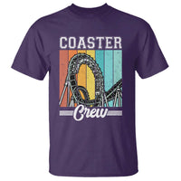 Vintage Rollercoaster Crew T Shirt Family Roller Coaster Amusement Park