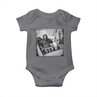 Funny Bigfoot Alien Baby Onesie Sasquatch UFO Coaster - Wonder Print Shop