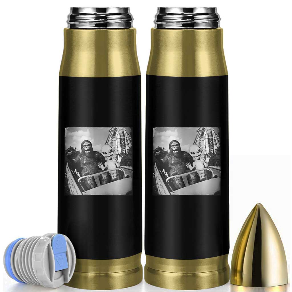Funny Bigfoot Alien Bullet Tumbler Sasquatch UFO Coaster - Wonder Print Shop